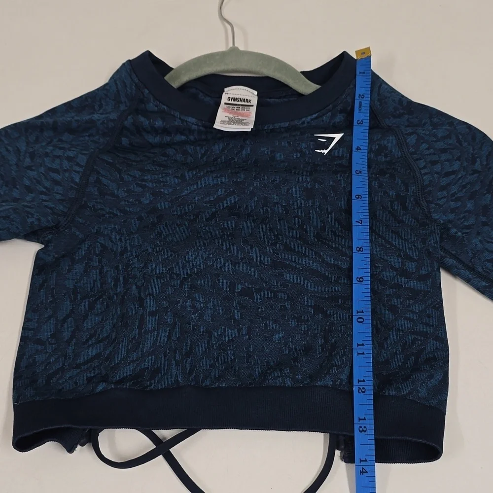 Adapt Animal Seamless Lace Up Back Top